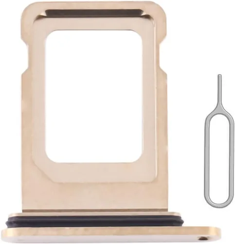 Bandeja de repuesto para tarjeta SIM para iPhone 12 Pro y iPhone 12 Pro Max (dorado) con anillo de goma impermeable y pasador de expulsión