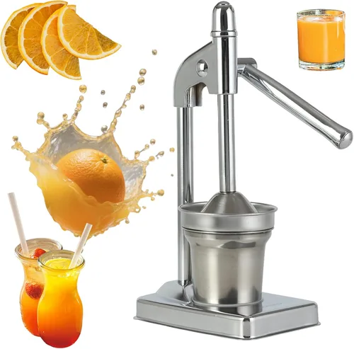 Cast Iron Juicer, Cast Iron Juicer Hand Press, Heavy Duty Hand Press Juice Extractor for Fresh Lemonade Orange Juice, Home and Kitchen Essentials,