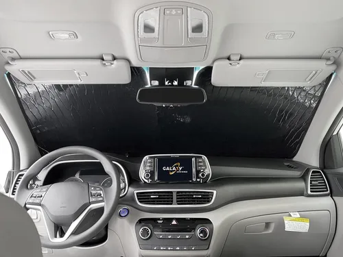 Vista 4 de Parasol para parabrisas de ajuste personalizado para Mercedes-Benz Clase E Sedán 2010, 2011, 2012, 2013, 2014, 2015, 2016, Mercedes-Benz Clase E