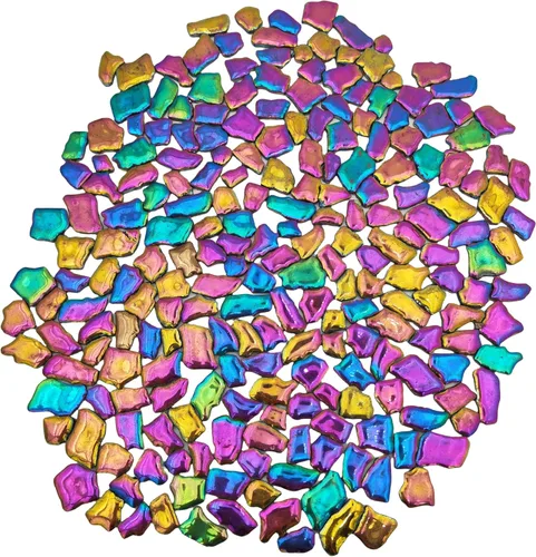 Vista 23 de Azulejos de mosaico de cerámica irregulares de color aleatorio de 1.1 lb, para hacer bricolaje, creativos, para platos de bricolaje, macetas