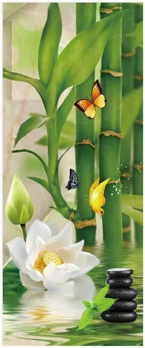 Vista 105 de 3D Pegatina de pared adhesiva para puerta - Poster de película de escaleras antiguas Premium PVC impermeable para pared de dormitorio y sala