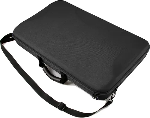 Vista 9 de CASEMATIX Funda de viaje para controlador de DJ compatible con Hercules Inpulse 500 - Funda rígida para mezclador de DJ con correa