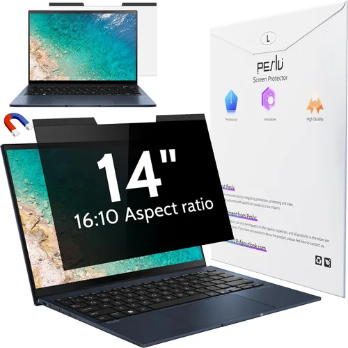 Vista 31 de Peslv MagicSuction™ - Pantalla de privacidad para Surface Go 4/3/2/1 de 10.5 pulgadas, protector negro antiespía extraíble, filtro de luz azul