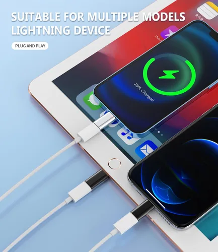 Vista 8 de Adaptador Lightning hembra a USB C macho cargador tipo C (paquete de 3) compatible con iPhone compatible con Samsung Galaxy Note S10 S20 S21 LG