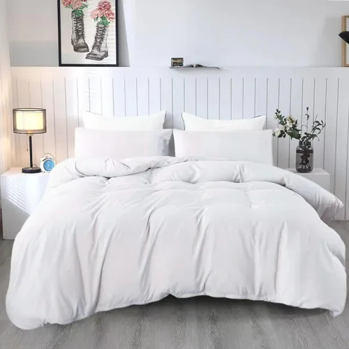 Vista 2 de Juego de funda de edredón SDIII Blue Galaxy para cama grande con 2 fundas de almohada, sin incluir el relleno, ropa de cama espacial con cierre