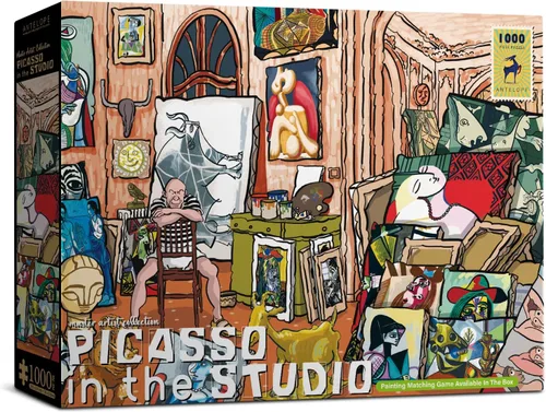 Vista 5 de Antelope Tapete de rompecabezas para rompecabezas de 1000 1500 y 500 piezas, tapete enrollable para rompecabezas de 45.6 x 26 pulgadas