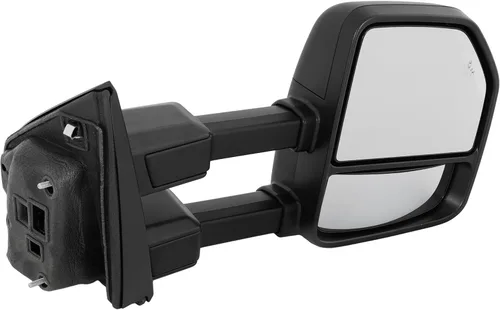 Vista 5 de Kool Vue espejo retrovisor del lado del pasajero con calefacción y función de remolque con alimentación eléctrica, espejo lateral de repuesto