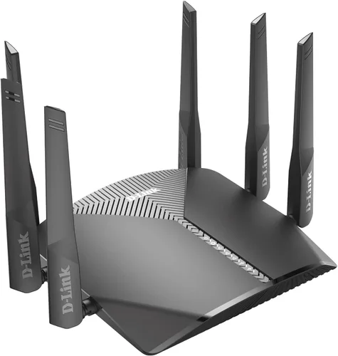 D-Link Router WiFi AC3000 EasyMesh Smart Internet Network compatible con Alexa y Google Assistant, MU-MIMO Tri Band Gigabit Gaming Mesh (DIR-3040-US)