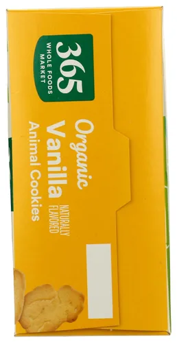 Vista 5 de 365 by Whole Foods Market, Galletas de vainilla animal orgánicas, paquete múltiple, 6.3 onzas (178 g)