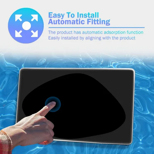 Vista 5 de Para Nissan Sentra SR/SV 2020-2022 2023 2024 2025 Protector de pantalla de vidrio templado de 8 pulgadas, dureza 9H, antihuellas, accesorios