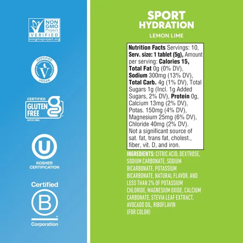 Vista 11 de Nuun Sport - Tabletas de electrolitos para una hidratación proactiva, ponche de frutas, paquete de 8 (80 porciones)