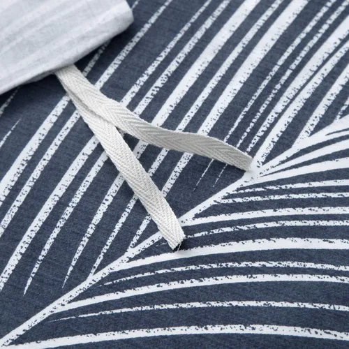 Vista 4 de Susybao - Juego de funda de plumón de 3 piezas 100 % algodón natural. Tamaño King Queen Juego de ropa de cama estampada en colores. 1 funda