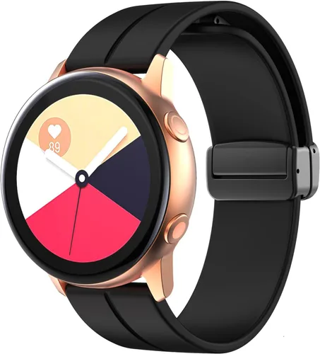 Correas deportivas de silicona de 0.866 in compatibles con Samsung Galaxy Watch 1.811 inGalaxy Watch 3 1.772 inGear S3 ClassicS3 Frontier, correa