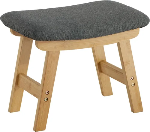 Vista 19 de Taburete otomano para pies debajo del escritorio, taburete pequeño para sala de estar, dormitorio y cocina
