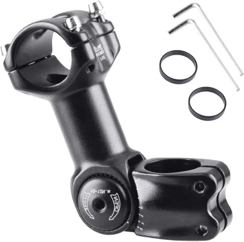 Azarxis Tallo de 1.000 in 1.252 in 2.756 in 3.150 in 3.543 in 4.331 in 4.724 in 5.118 in 17 35 45 60 grados vástago ajustable de bicicleta de