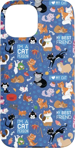 Vista 6 de Disney Carcasa para iPhone 17, diseño de gatos I Love My Cat