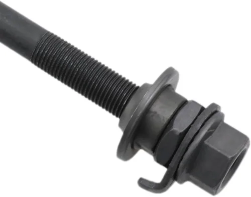 Vista 5 de Eje de bicicleta de 5.512 in de velocidad múltiple eje delantero 3/8 pulgadas negro 26TPI Hub Kit de arandela de tuerca de bloqueo cónico -1 unidad