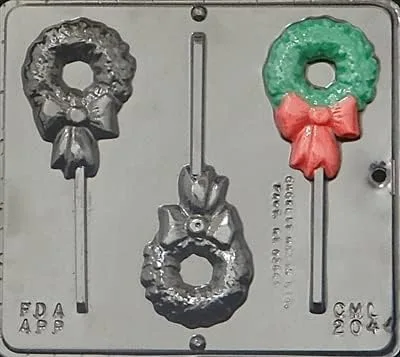 Candy Molds N More Corona Lollipop Chocolate Candy Mold Navidad 2044