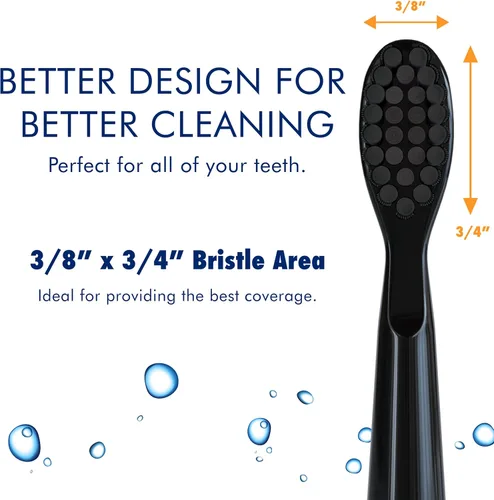 Vista 5 de Sonic-FX Solo - Cepillo de dientes eléctrico, 3 modos de cepillado, con temporizador automático inteligente, incluye 2 cabezales de cepillo