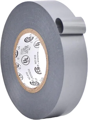 Vista 94 de WOD ETC766 - Cinta eléctrica negra de grado profesional para uso general, núcleo listado UL/CSA. Cinta adhesiva de goma de vinilo: 1 pulgada x 66