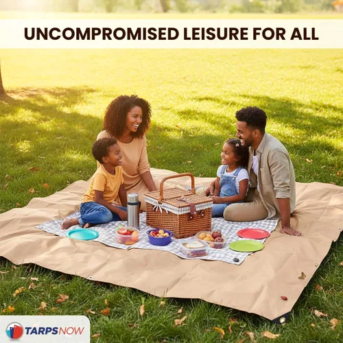 Vista 5 de Tarps Now - Lona de polietileno impermeable resistente de 10 x 20 pies Lona reforzada de 12 milésimas de pulgada de grosor con ojales de aluminio