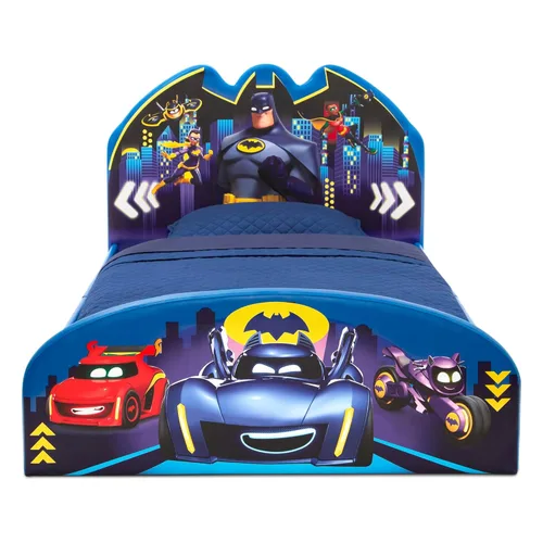 Vista 61 de Delta Children Jeep - Cama individual tapizada, color azul