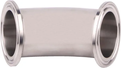 Vista 6 de DERNORD Codo de 45 grados Tubo de 1.5 pulgadas OD Acero inoxidable 304 Montaje de tubería Se adapta a Tri Clamp 1.5 pulgadas