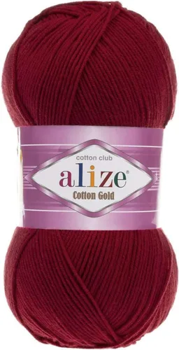 Vista 11 de 55% algodón 45% acrílico Alize Cotton Gold Yarn 1 madeja/bola 3.53 oz 360 yardas (1-crema)