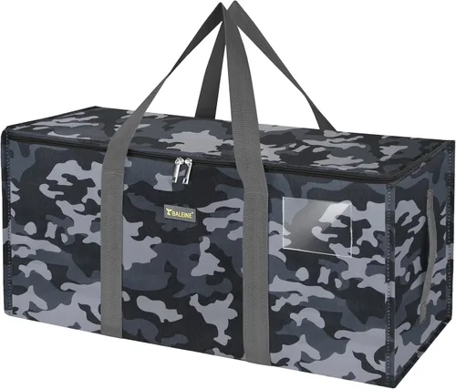 Vista 9 de Bolsa de almacenamiento BALEINE extra grande con cremalleras y agarraderas, transportable, hecha de tela oxford de alta resistencia