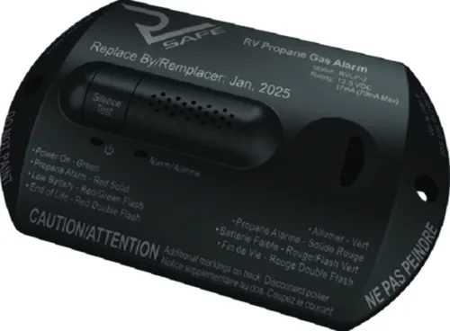 Vista 2 de RVLP-2B - Alarma de gas propano - 2 cables, color negro
