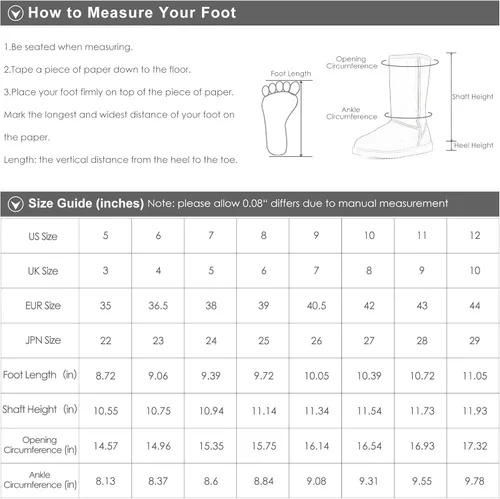 Vista 7 de DREAM PAIRS Botas de nieve de invierno de alta calidad para mujer, cálidas, cómodas, para exteriores, para mujer