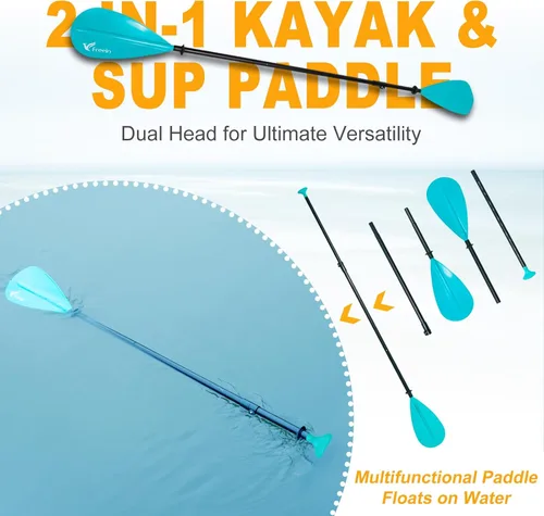 Vista 5 de Freein SUP Inflatable Stand Up Paddle Board with Kayak Seat,Paddle Boards for Adults 10'/10'6”/11', Accessories sup Pump Adaptor,sup Kayak Paddle