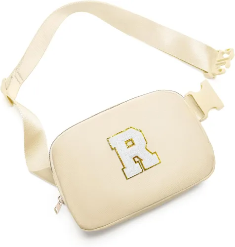 Vista 88 de Gitus Regalos de cumpleaños para niñas de 8, 9, 10, 11, 12, 13 años, cangurera personalizada, bolsa cruzada con letra inicial, bolsa para cinturón