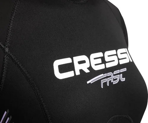 Vista 6 de Cressi Ladies' Full Wetsuit Back-Zip for Scuba Diving & Water Activities - Fast 7mm Designed in Italy