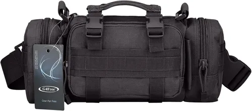 G4Free - Bolsa de despliegue versátil, pack táctico de cintura, bolsa de mano, para camping, mochila estilo militar, para exterior. Riñonera Bumbag.