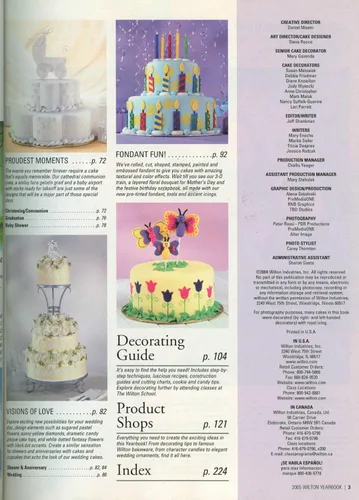 Vista 3 de Wilton2005Cake Decorating Anuario 225páginas