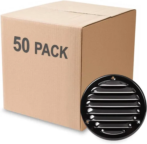 Vista 26 de Cubierta para salida de ventilación – Ventilación redonda de Soffit – Rejilla de ventilación – Cubierta de rejilla – Malla mosquitera integrada