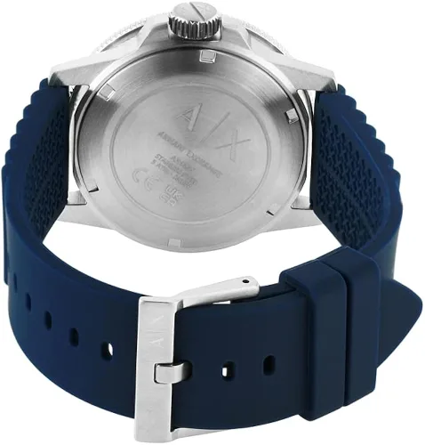 Vista 6 de Armani Exchange Men's Stainless Steel Dive Inspired Watch with Silicone Band or Steel Bracelet