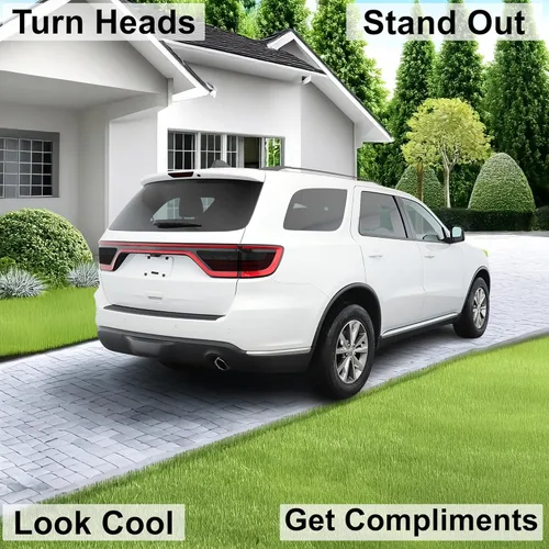 Vista 2 de BOGAR TECH DESIGNS Kit de tinte de luz de freno de tercera cola compatible con Dodge Durango 2014-2020, oscuro