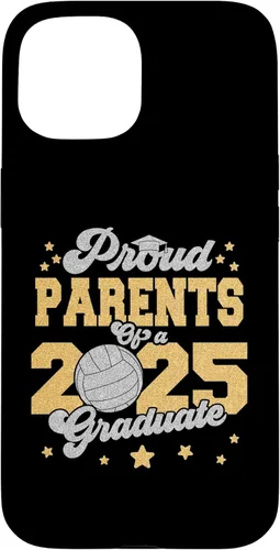 Vista 6 de iPhone XR Parents of a 2025 Graduate Prom Graduation 25 VolleyBall Case