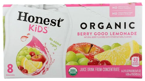 Vista 14 de Honest Kids Appley Ever After, bebida de jugo orgánico, cajas de jugo de 6 onzas líquidas, paquete de 40, manzana