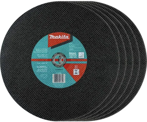 Makita B-57598-5 Rueda de corte abrasivo de 14" x 1" x 3/32", 5/Pk