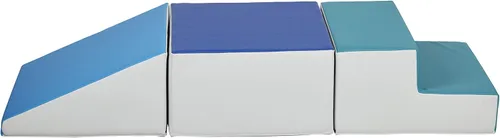 Vista 4 de Factory Direct Partners 11618-CTNV SoftScape - Escalador para niños pequeños, estructura de juego activo para interiores (juego de 3 piezas)