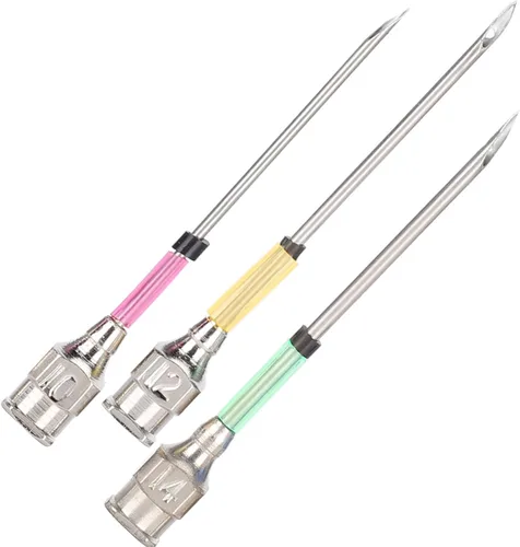 Vista 3 de Aguja de punzón Aguja de acero para bordar agujas de punzón Juego de agujas de arte para tejer con mango