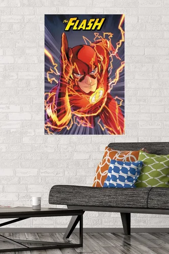 Vista 2 de Trends International The Flash Speed - Póster de pared (22.375 x 34 pulgadas)