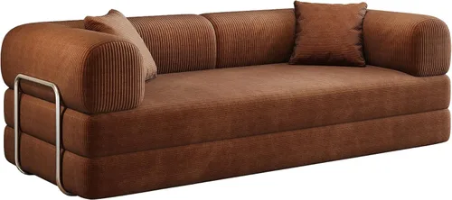 Vista 10 de Modular Sectional Couches Sofa Convertible Sleeper Bed, L Shaped Cloud Couch with Pillow Support, Boneless Floor Sofa Lounge for Living Room Bedroom