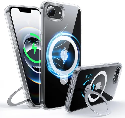 Vista 24 de [NO.1 Magnético] Funda para iPhone X (10)/Xs con carga inalámbrica MagSafe [mate translúcido] [antihuellas] [prueba de caídas de grado militar]