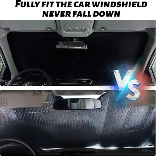 Vista 3 de Parasol para parabrisas mejorado para Chevrolet Camaro 2016-2024, visera plegable para parabrisas que bloquea los rayos UV