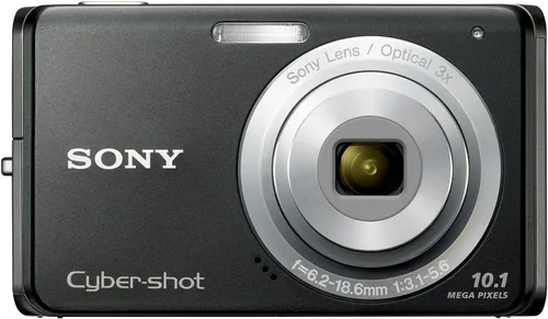 Vista 2 de Sony Cybershot DSC-W180 Cámara digital de 10.1MP con zoom estabilizado SteadyShot 3x y LCD de 2.7 pulgadas (negro)