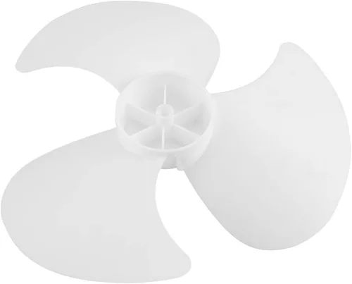 Vista 5 de 2 aspas de ventilador de plástico para ventilador de 12 pulgadas, 3 hojas blancas de ventilador eléctrico, accesorios de repuesto para ventilador